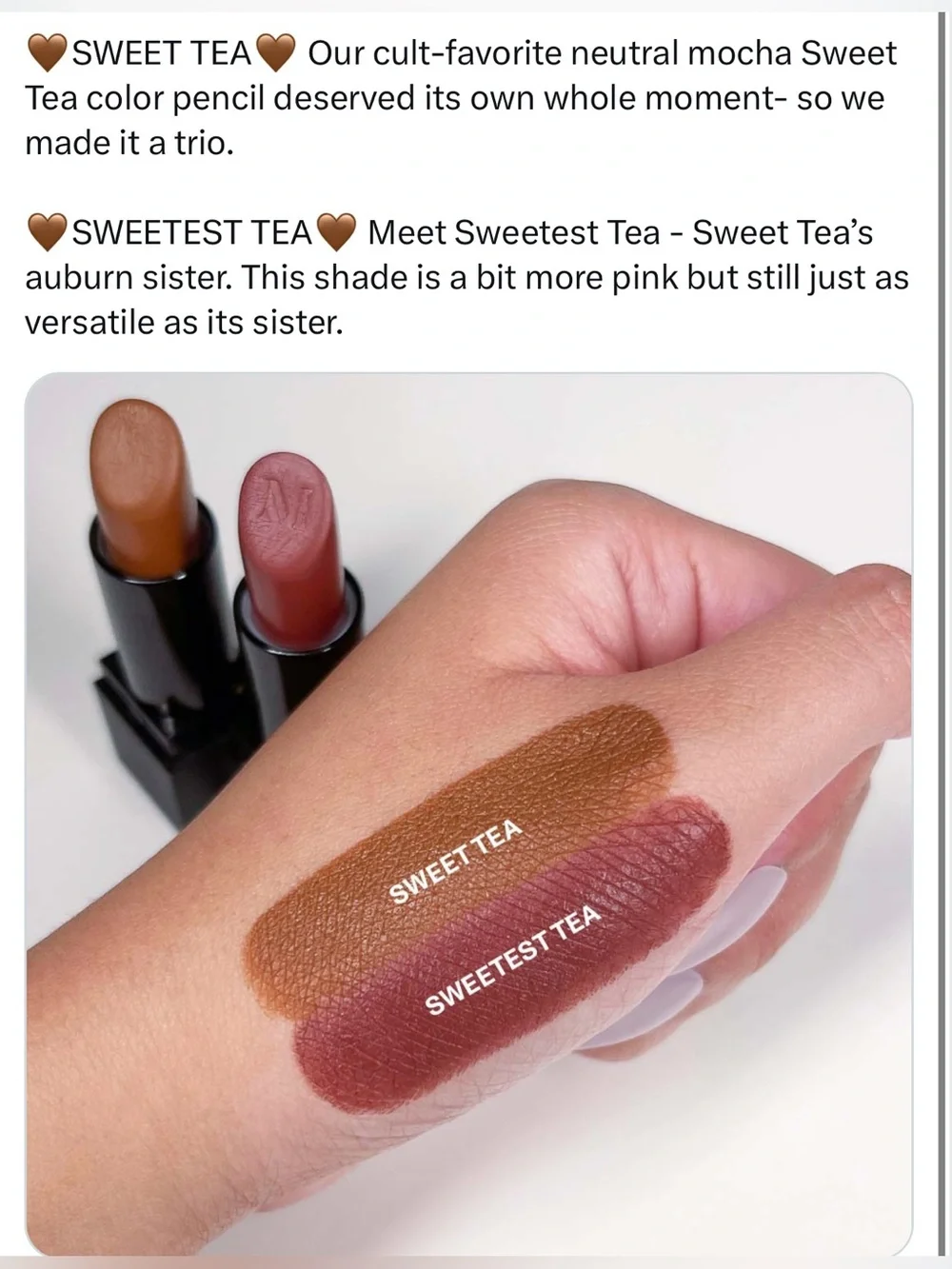 Morphe sweet tea
